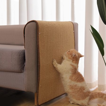 3-in-1 Cat Scratcher-Mat, Bed, Furniture Saver