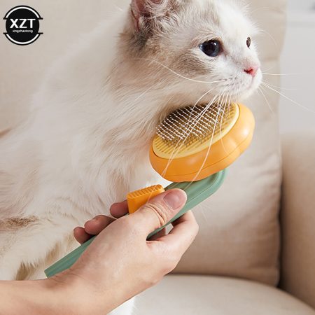 Ultimate Self-Cleaning Pet Slicker Brush