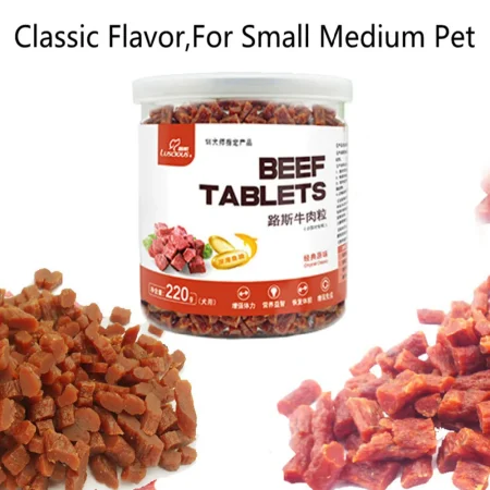100% Natural Beef Dog Treats - 220g