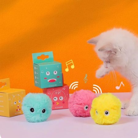 Interactive Chirping Cat Toy: Kitten Delight